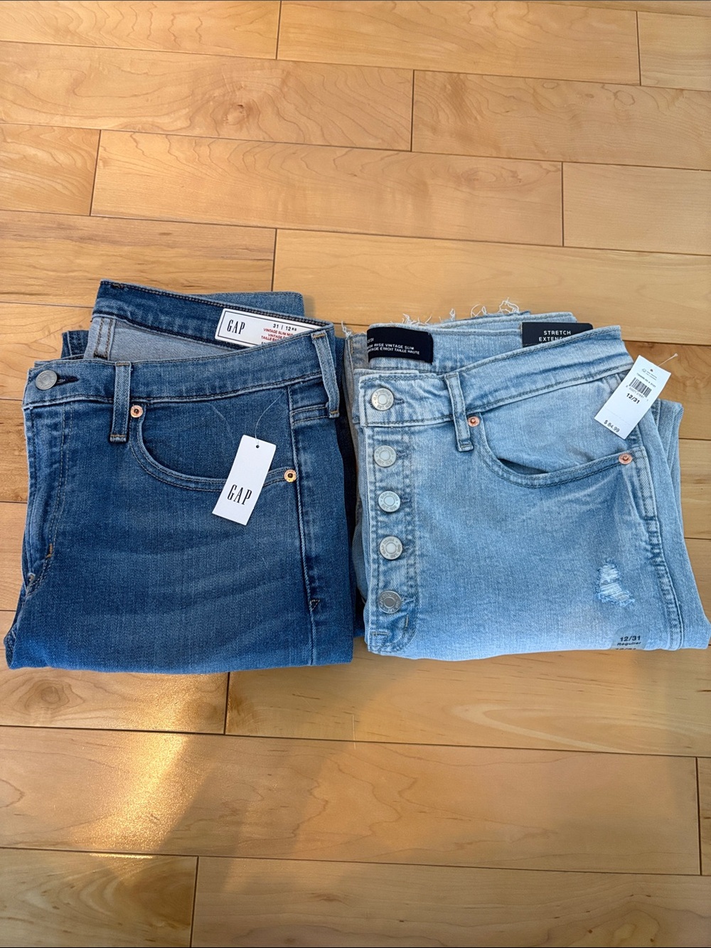 NWT Bundle of Two Gap Vintage Slim Jeans